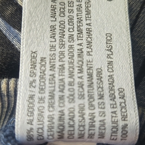 JoyLab Womens Blue Tropical Leaf Zip Front French Terry Hoodie W/pockets XL - Picture 7 of 7